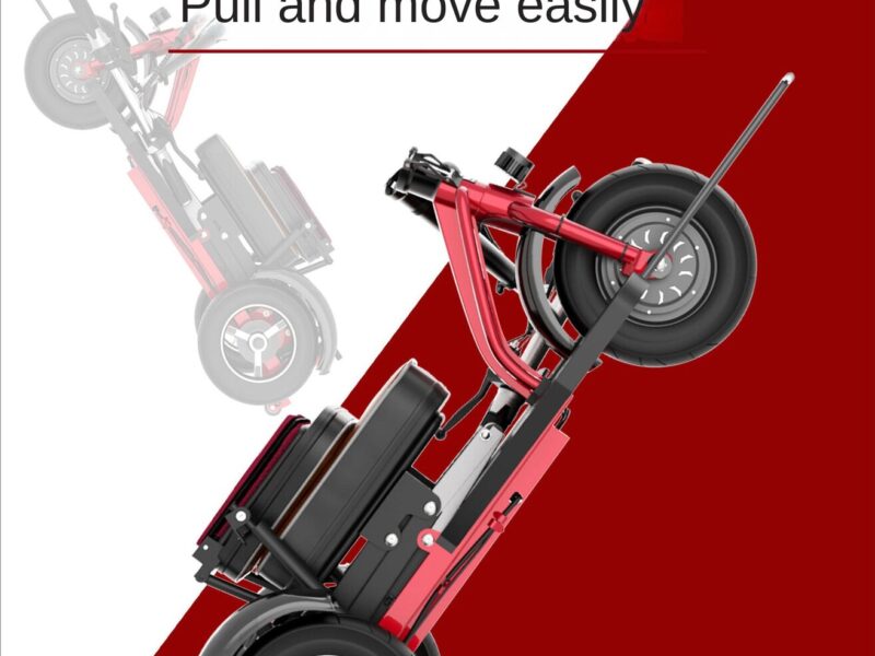 Factory Direct Adult Leisure Mini Electric Tricycle 3 Speed 48V Lithium Battery Brushless Motor Folding Design Commuter Vehicle
