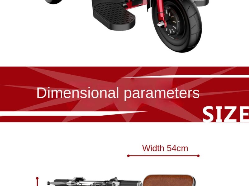 Factory Direct Adult Leisure Mini Electric Tricycle 3 Speed 48V Lithium Battery Brushless Motor Folding Design Commuter Vehicle