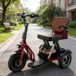 Factory Direct Adult Leisure Mini Electric Tricycle 3 Speed 48V Lithium Battery Brushless Motor Folding Design Commuter Vehicle - image 6
