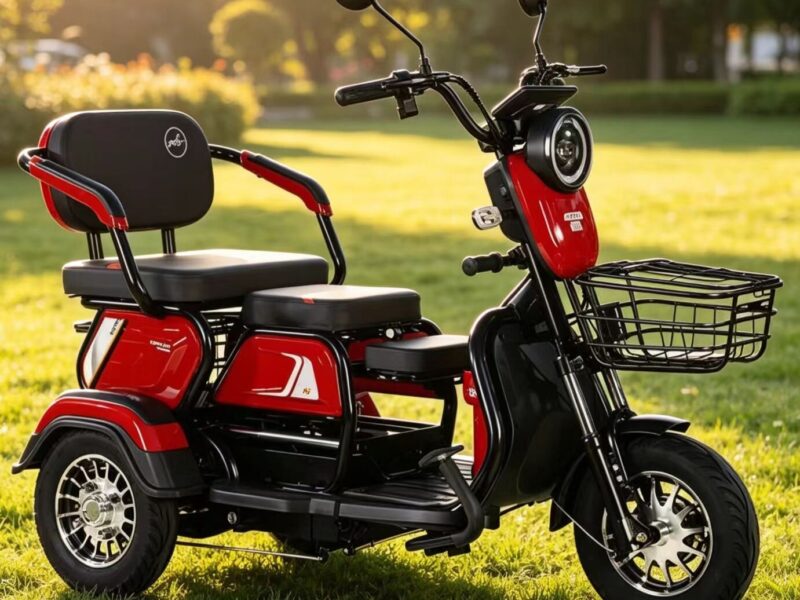 Factory-Direct: Dual-Purpose Electric Tricycle Two-Seater Personal Mobility Vehicle for Both Children and Adults