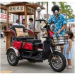 Factory Direct Foldable Electric Trike for Grocery Shopping and Market Errands With Front and Rear Baskets Electric Tricycle - image 4