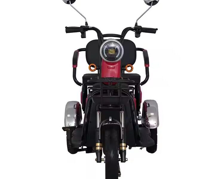Factory Direct Foldable Electric Trike for Grocery Shopping and Market Errands With Front and Rear Baskets Electric Tricycle