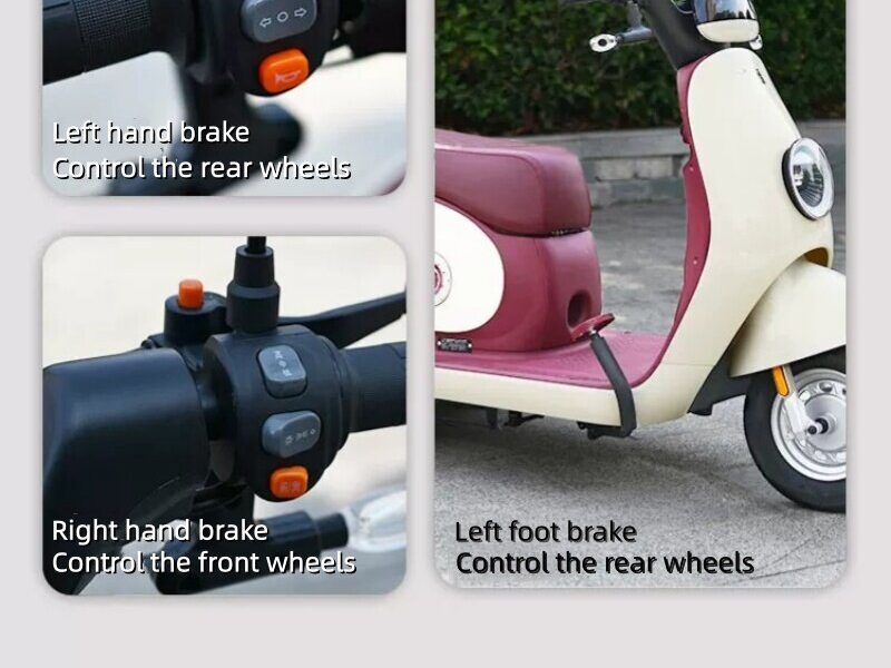 Factory Direct Sales of a New Type of Leisure Electric Tricycle. the Battery Is Priced for High-power Electric Tricycles