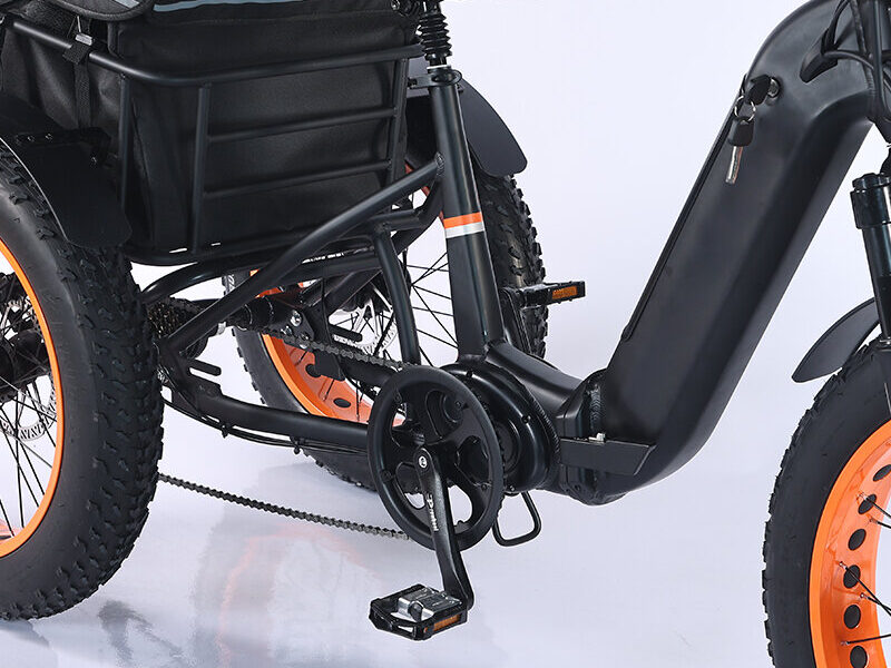 Factory Direct Tie Recumbent Fat Two Front Wheels Trike Electric With Price