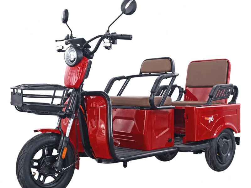 Factory Electric Tricycle Three Wheels Electric City Bike High Speed Powerful Mini Truck Double Seat 60V 20A 1000W