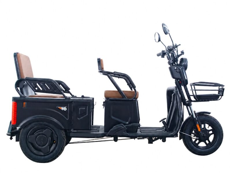Factory Electric Tricycle Three Wheels Electric City Bike High Speed Powerful Mini Truck Double Seat 60V 20A 1000W