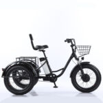Factory Price 20 Inch 48v Adult Electric Tricycle 3 Wheel Fat Tire Trike for Transportation - image 2