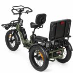 Factory Supply 3 Wheel Electric Tricycle VIPCOO R1 2 Person Electric Three Wheel Bicycle Tricycle with Good Price 48V 40AH - image 3