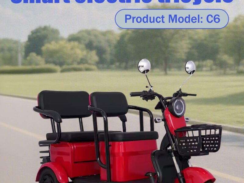 Hot-selling Open Body Electric Tricycle 500w 60v Outdoor Electric 3 Wheel Scooter 3 Seats Electric Tricycle for Adult