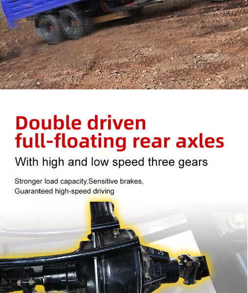 Factory Wholesale 9 Wheels Cargo Dump Tricycle Motorcycle 300CC or 350CC Gasoline Fuel Power Open Body Types for Cargo Use