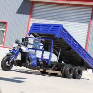 Factory Wholesale 9 Wheels Cargo Dump Tricycle Motorcycle 300CC or 350CC Gasoline Fuel Power Open Body Types for Cargo Use
