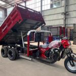 Factory Wholesale 9 Wheels Cargo Dump Tricycle Motorcycle 300CC or 350CC Gasoline Fuel Power Open Body Types for Cargo Use - image 3