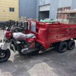 Factory Wholesale 9 Wheels Cargo Dump Tricycle Motorcycle 300CC or 350CC Gasoline Fuel Power Open Body Types for Cargo Use - image 4