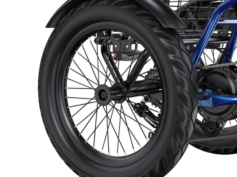 Folding 3 Wheel Electric Tricycle 48V500W Long Range Adult Cargo E-Trike EU Warehouse Free Shipping