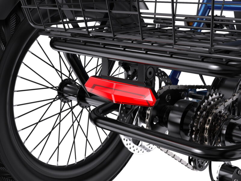 Folding 3 Wheel Electric Tricycle 48V500W Long Range Adult Cargo E-Trike EU Warehouse Free Shipping