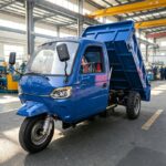 Heavy Duty Open Diesel Engine Les Tricycle with Electrical Ignition for Cargo Transportation on Rough Roads Factory Price - image 4