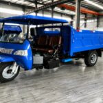 Heavy Duty Open Diesel Engine Les Tricycle with Electrical Ignition for Cargo Transportation on Rough Roads Factory Price - image 6
