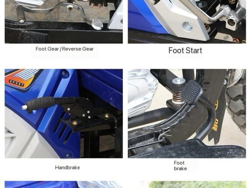 Heavy Loading 3-Wheel Petrol Motorcycle with Hydraulic Dumper/Open Body Motorized Cargo Loading Tricycle/Rickshaw