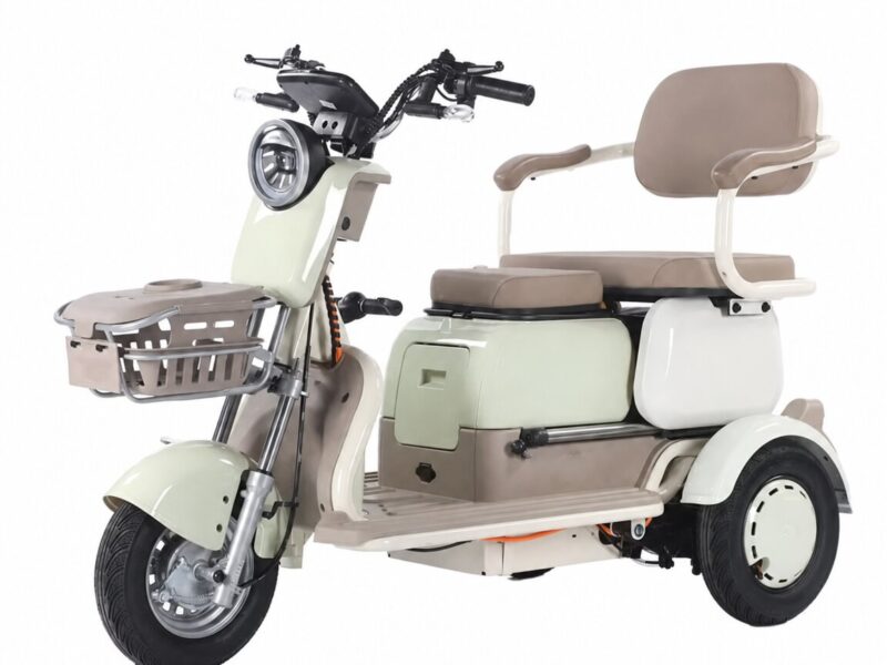 High Quality 3-Seat Electric Tricycle for Adults Single-Speed 30-50km/h Power Open LCD Display Electric Frame Furniture Smart