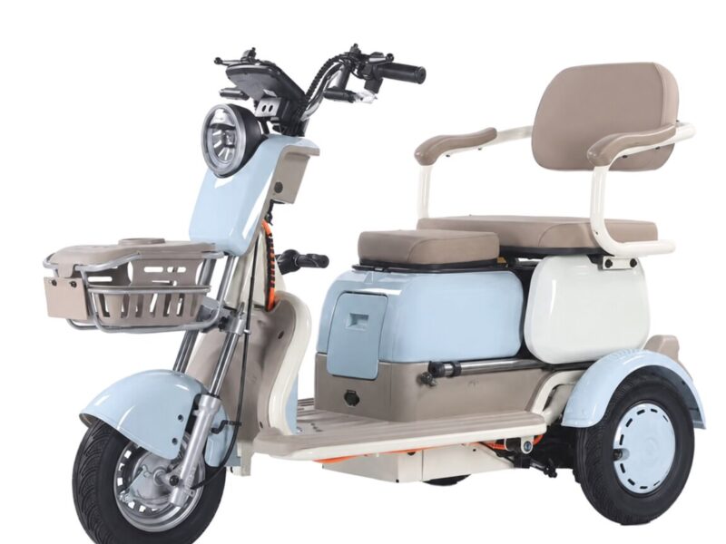 High Quality 3-Seat Electric Tricycle for Adults Single-Speed 30-50km/h Power Open LCD Display Electric Frame Furniture Smart