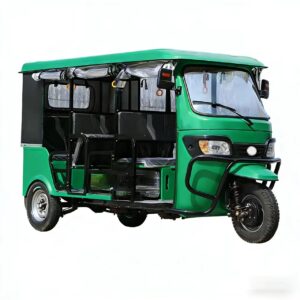 High Quality 8 Passenger Open Body Electric Tricycle Tuk Tuk with >1000W Power 70km/h Max Speed Ready to Ship