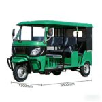 High Quality 8 Passenger Open Body Electric Tricycle Tuk Tuk with >1000W Power 70km/h Max Speed Ready to Ship - image 2