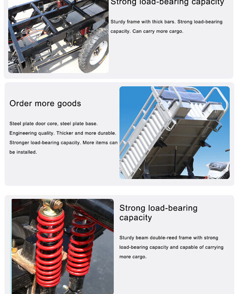 High Quality Gasoline Cargo Tricycle Van for Sale 2025 China Heavy Duty Closed Cabin Three Wheel Motorcycle