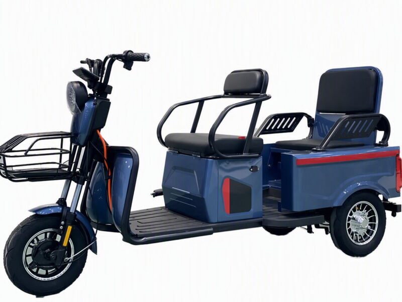 Hot 3-Wheel Electric Motorcycle Open Trike with Cargo Capacity Electric Tricycle Motroized