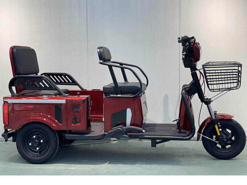 Hot 3-Wheel Electric Motorcycle Open Trike with Cargo Capacity Electric Tricycle Motroized