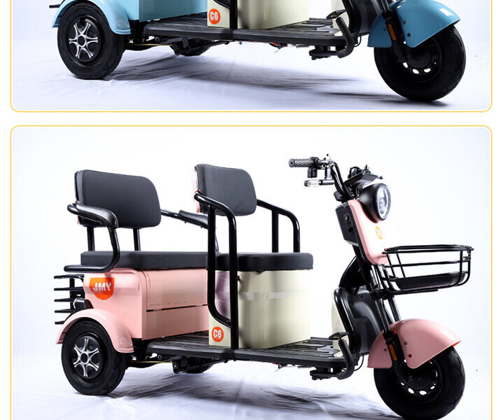 Hot Sale Cheap 3 Wheel Electric Trike for Family Use High Speed 60v20Ah 600W 800W 1000W Electric Tricycle Open Body for Adults