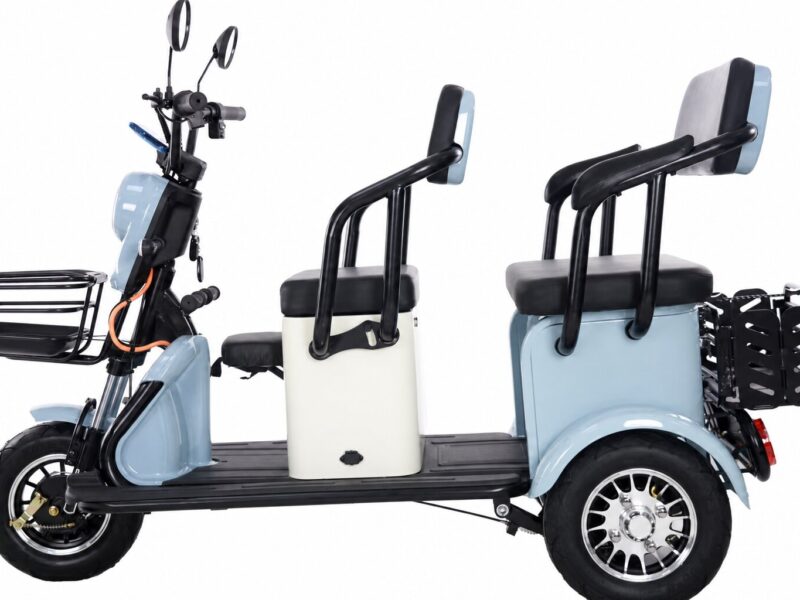Hot Sale Cheap 3 Wheel Electric Trike for Family Use High Speed 60v20Ah 600W 800W 1000W Electric Tricycle Open Body for Adults