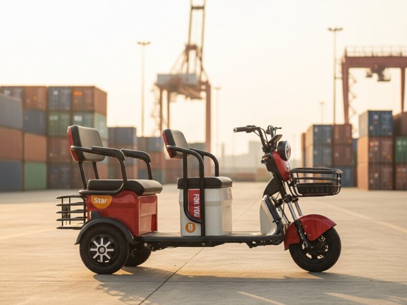 Hot Sale Cheap 3 Wheel Electric Trike for Family Use High Speed 60v20Ah 600W 800W 1000W Electric Tricycle Open Body for Adults