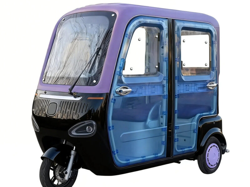 Hot Sale Three Wheel Electric Tricycle Closed Body Passenger Leisure for Adults 48V 1000W Motor