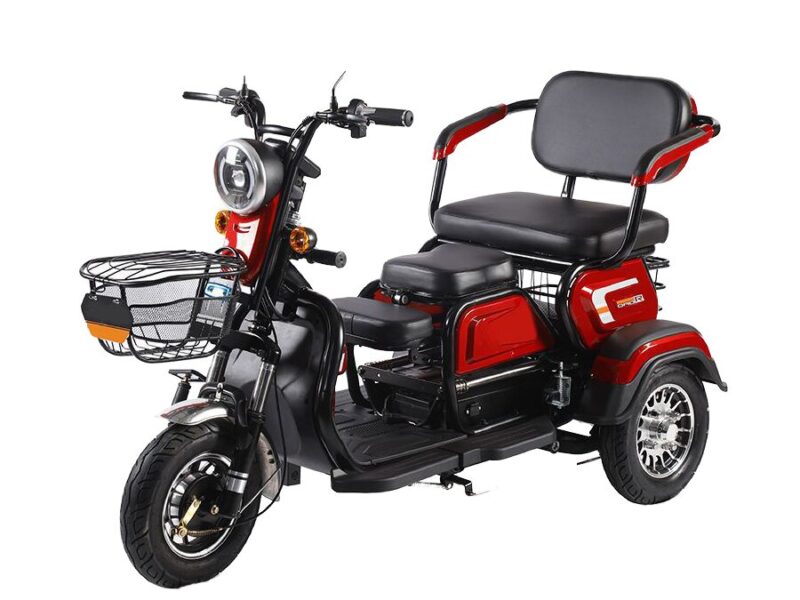 Hot Sales 3 Wheeler Electric Tricycle Open Body Three Seat 50km/H Adult Electric Tricycle for Elderly