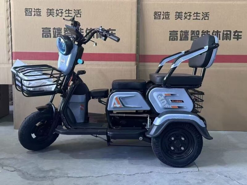 Hot Selling 48v Electric Adult Scooter Open Body Design with Colorful Rice for Sale Cheap 3 Wheel Tricyele Electric Trike