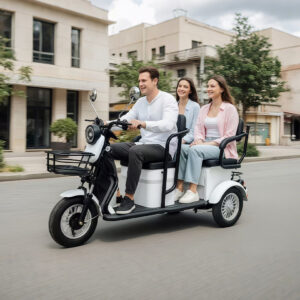 Hot-selling Open Body Electric Tricycle 500w 60v Outdoor Electric 3 Wheel Scooter 3 Seats Electric Tricycle for Adult