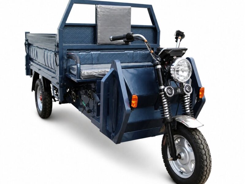 Hydraulic Self-unloading Heavy Duty Electric Tricycle 3000W 500KG Open Body Construction Agriculture