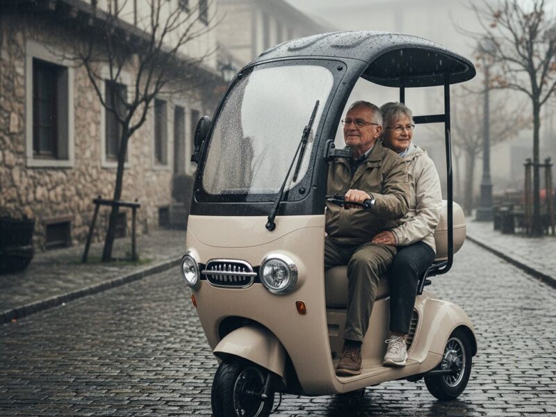 Long Range Outdoor Open Body Electric 3-Wheel Bike 60V 20Ah Battery 500W Motor Electric Tricycle OEM for Home & City Street