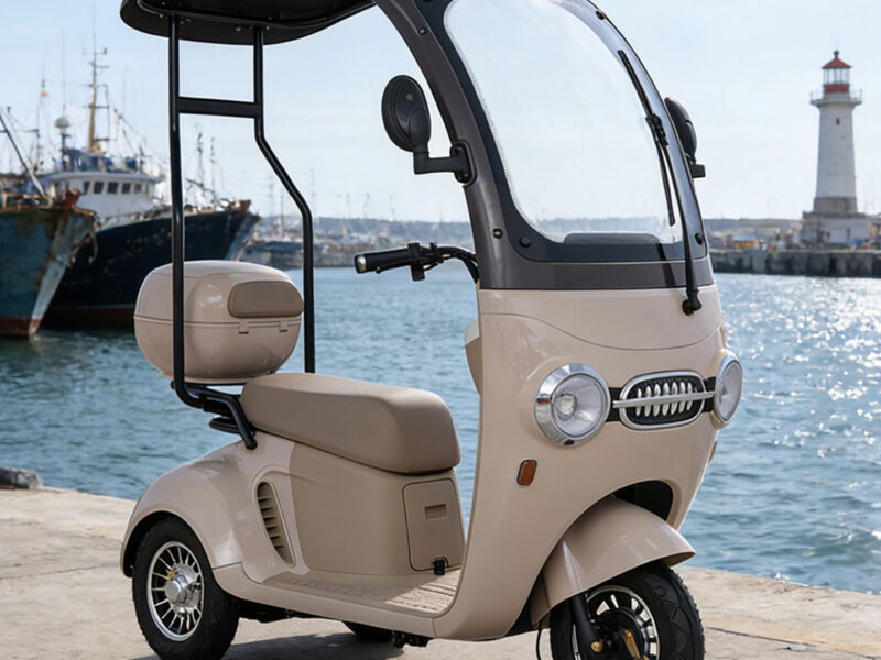 Long Range Outdoor Open Body Electric 3-Wheel Bike 60V 20Ah Battery 500W Motor Electric Tricycle OEM for Home & City Street