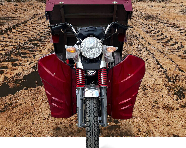 Made in China New High-speed Heavy-duty 200cc Open Cargo Tricycle Motorcycle Agricultural Use Gasoline Powered