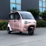 Mini Electric Closed Tricycle with Four Doors Three Wheels >1000W Power 30-50Km/h Speed for Adult Passenger - image 3