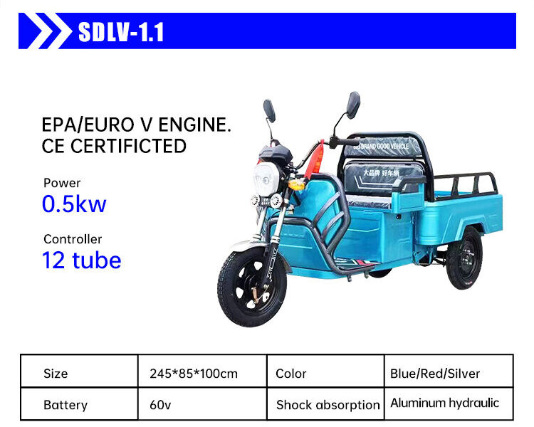 3-Wheel Electric Tricycle Turnsignallamp