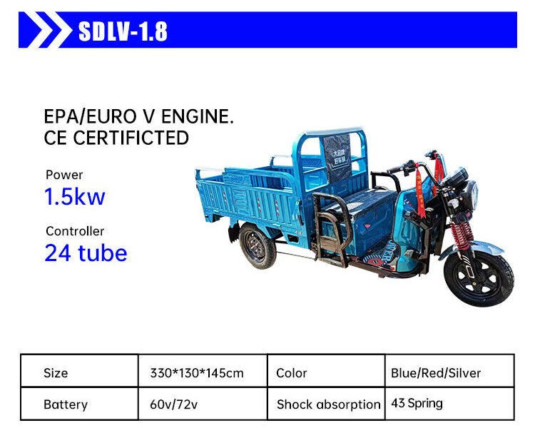 3-Wheel Electric Tricycle Turnsignallamp