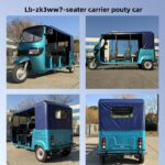 New Arrival 1000W TVS Motor Electric Open Body 3-Wheel Passenger Bike 60V Bajaj Africa Keke Bajaj with Common Features - image 3