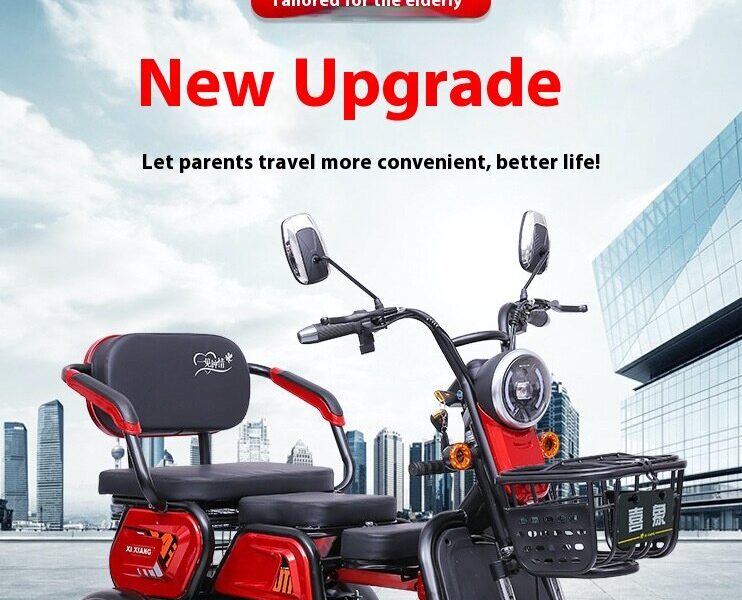 New Design Factory Direct 60V 600W 800W Super Powerful Battery Tricycle Recreational Electric Trike for Adults