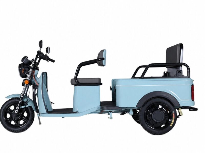 New Energy Fashion 72v Cargo Tricycle FY Design Front Rear Airbag 1000W Motorized Adult Size Electric Pure Electric Tricycle