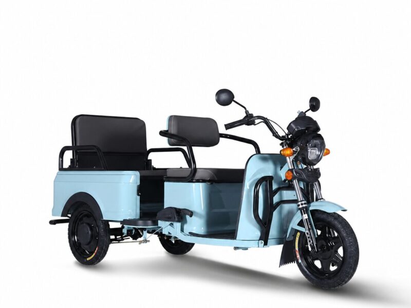 New Energy Fashion 72v Cargo Tricycle FY Design Front Rear Airbag 1000W Motorized Adult Size Electric Pure Electric Tricycle