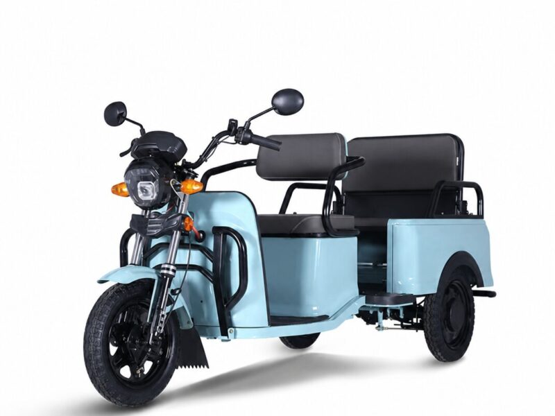 New Energy Fashion 72v Cargo Tricycle FY Design Front Rear Airbag 1000W Motorized Adult Size Electric Pure Electric Tricycle