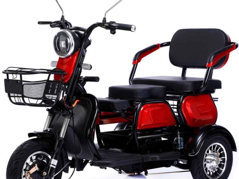 New Style Double Seat Adult 3 Wheel Bicycle Electric Tricycles Tricycle Battery