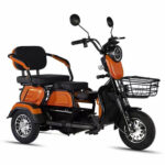 New Style Double Seat Adult 3 Wheel Bicycle Electric Tricycles Tricycle Battery - image 2